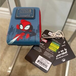 Loungefly Marvel Spider-Man Shine Zip-Around Wallet